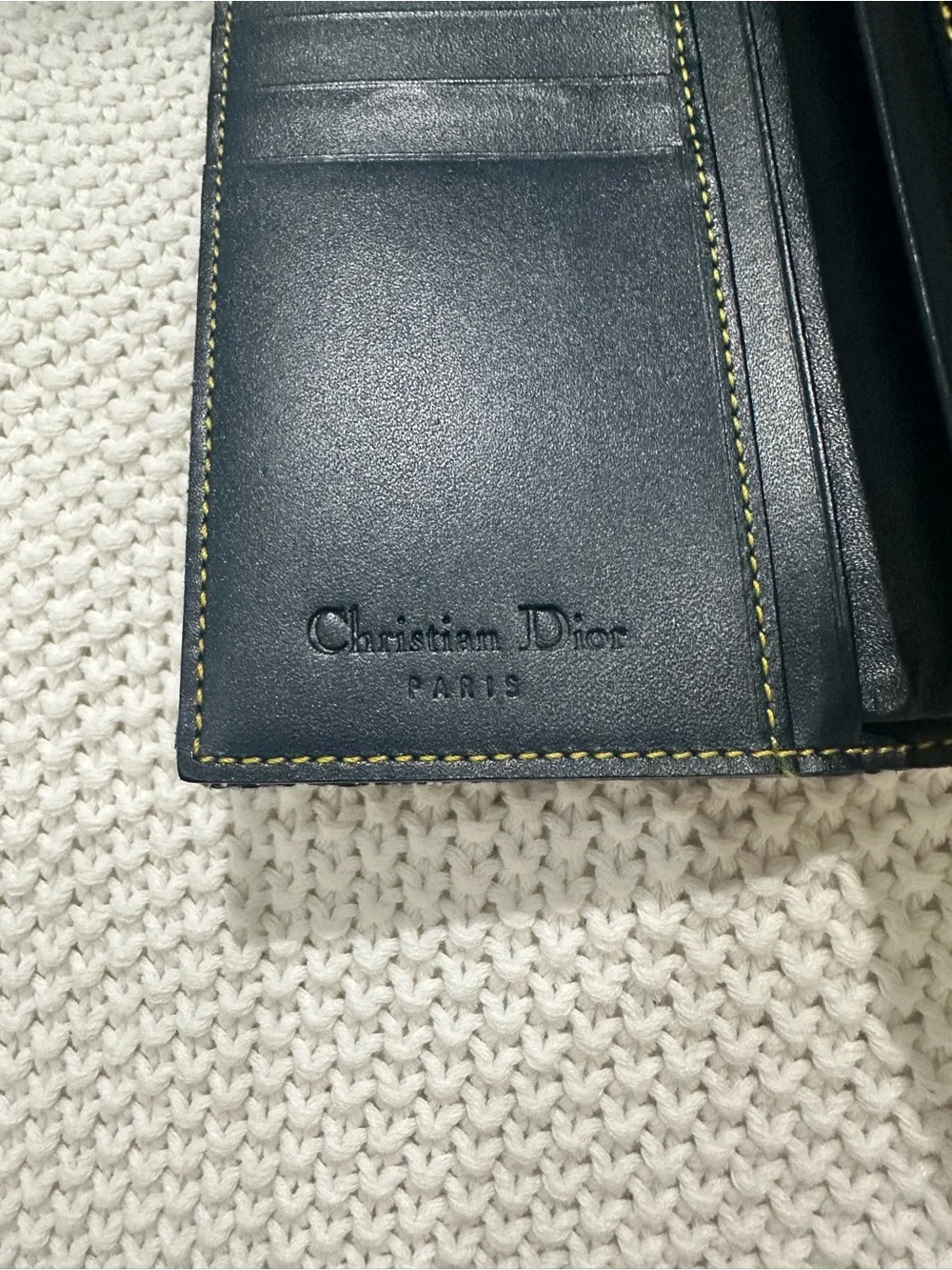 Christian Dior Navy Long Saddle Wallet 💙